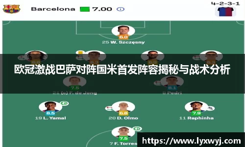欧冠激战巴萨对阵国米首发阵容揭秘与战术分析